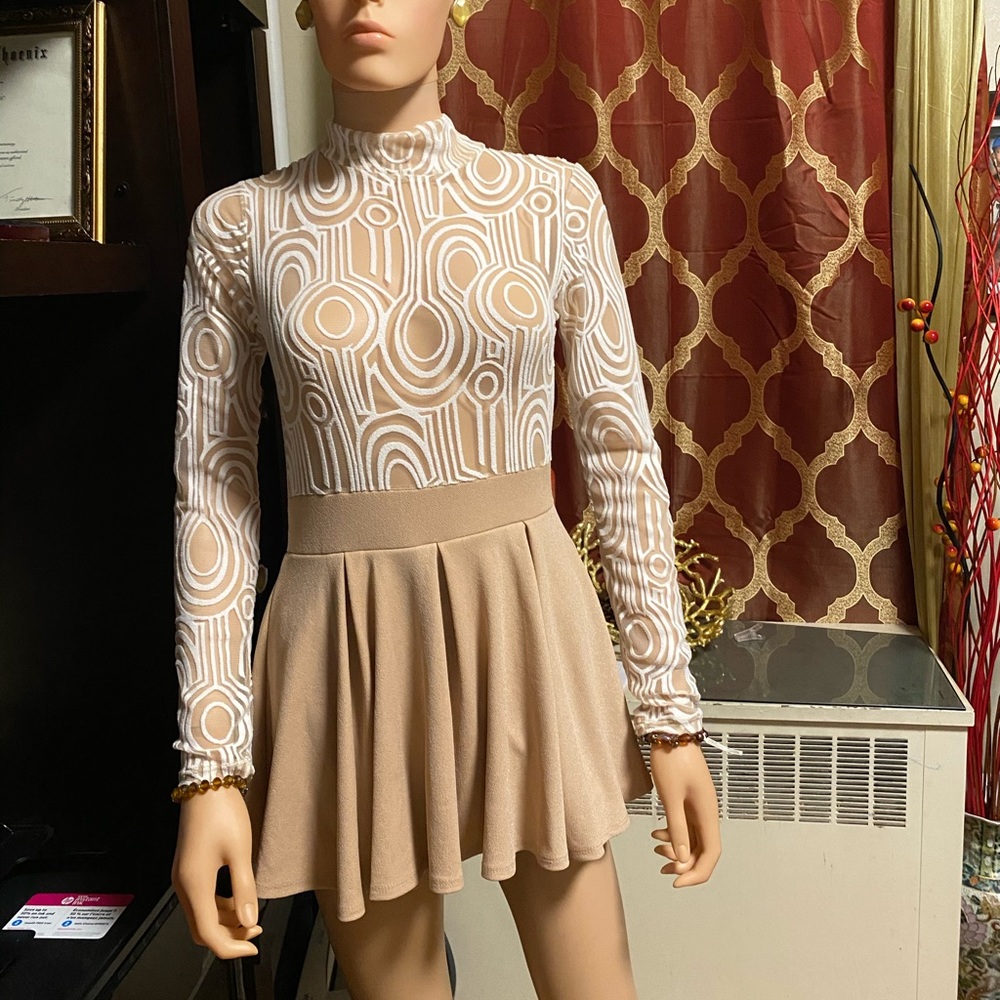 Elegant Sheet Top Skort